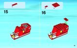 Notice / Instructions de Montage - LEGO - City - 60004 - La caserne des pompiers: Page 13