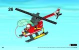 Notice / Instructions de Montage - LEGO - City - 60004 - La caserne des pompiers: Page 28