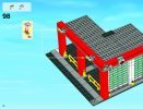 Notice / Instructions de Montage - LEGO - City - 60004 - La caserne des pompiers: Page 44