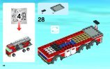 Notice / Instructions de Montage - LEGO - City - 60004 - La caserne des pompiers: Page 38