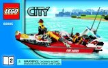 Notice / Instructions de Montage - LEGO - 60005 - Fire Boat: Page 1