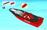 Notice / Instructions de Montage - LEGO - 60005 - Fire Boat: Page 21