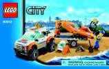 Notice / Instructions de Montage - LEGO - City - 60012 - Le transporteur du bateau du garde-côtes: Page 1