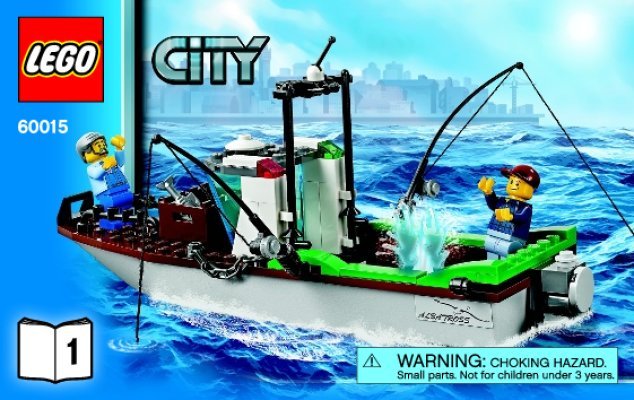 Notice / Instructions de Montage - LEGO - City - 60015 - L'avion des garde-côtes: Page 1