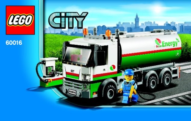 Notice / Instructions de Montage - LEGO - 60016 - Tanker Truck: Page 1