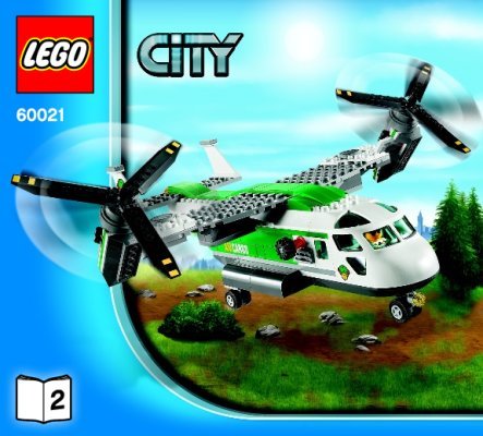 Notice / Instructions de Montage - LEGO - 60021 - Cargo Heliplane: Page 1