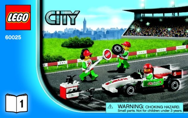 Notice / Instructions de Montage - LEGO - City - 60025 - Le camion: Page 1