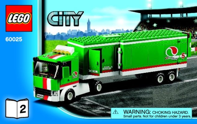 Notice / Instructions de Montage - LEGO - City - 60025 - Le camion: Page 1