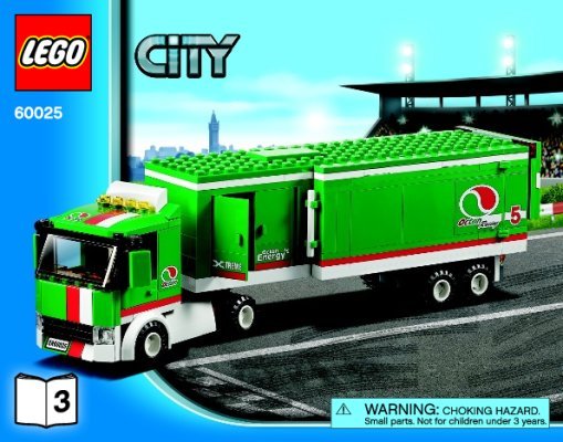 Notice / Instructions de Montage - LEGO - City - 60025 - Le camion: Page 1