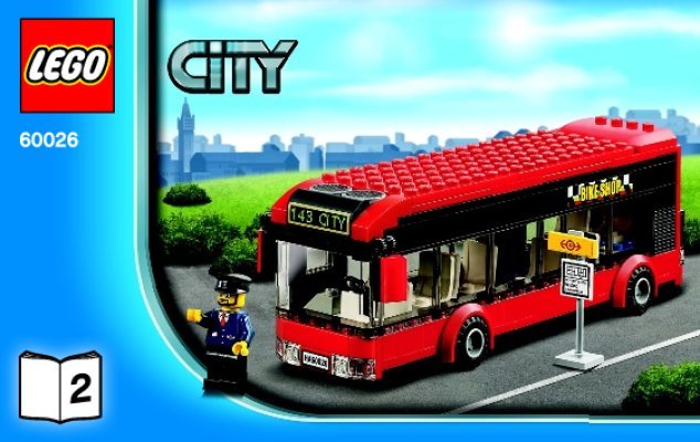 Notice / Instructions de Montage - LEGO - City - 60026 - Le carrefour de la ville: Page 1