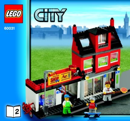 Notice / Instructions de Montage - LEGO - 60031 - City Corner: Page 1