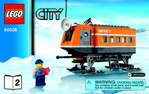 Notice / Instructions de Montage - LEGO - City - 60035 - La base arctique mobile: Page 1