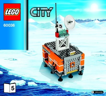 Notice / Instructions de Montage - LEGO - City - 60036 - Le camp de base arctique: Page 1