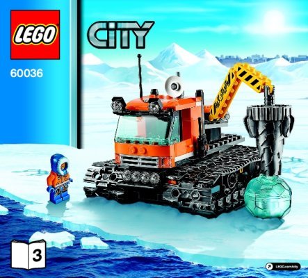 Notice / Instructions de Montage - LEGO - City - 60036 - Le camp de base arctique: Page 1