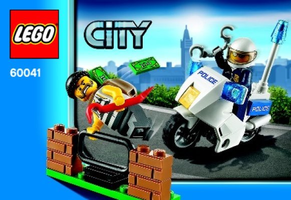 Notice / Instructions de Montage - LEGO - City - 60041 - La poursuite du bandit: Page 1