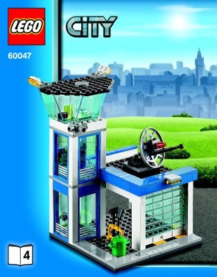 Notice / Instructions de Montage - LEGO - City - 60047 - Le commissariat de police: Page 1