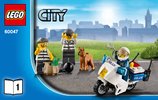 Notice / Instructions de Montage - LEGO - City - 60047 - Le commissariat de police: Page 1