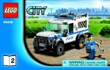 Notice / Instructions de Montage - LEGO - City - 60048 - L’intervention de la fourgonnette de police: Page 1