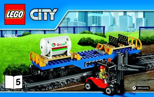 Notice / Instructions de Montage - LEGO - City - 60052 - Le train de marchandises: Page 1