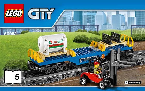 Notice / Instructions de Montage - LEGO - City - 60052 - Le train de marchandises: Page 1