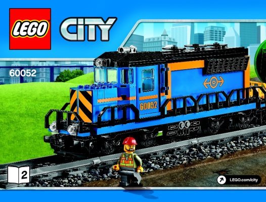 Notice / Instructions de Montage - LEGO - City - 60052 - Le train de marchandises: Page 1