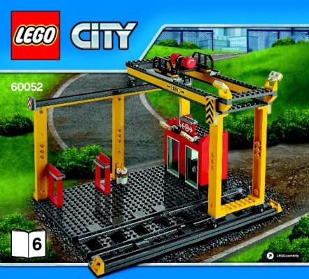 Notice / Instructions de Montage - LEGO - City - 60052 - Le train de marchandises: Page 1