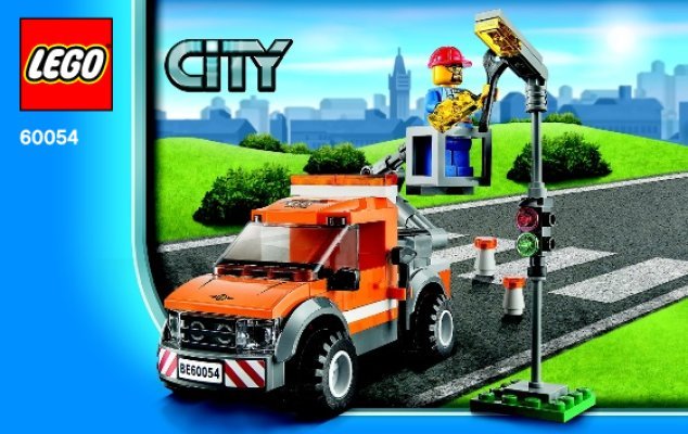 Notice / Instructions de Montage - LEGO - City - 60054 - Le camion de réparation: Page 1