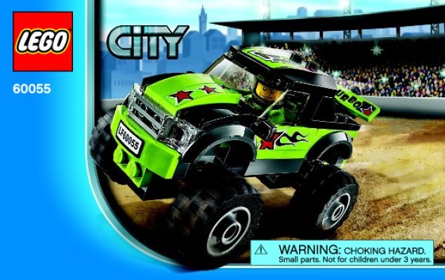 Notice / Instructions de Montage - LEGO - City - 60055 - Monster Truck: Page 1