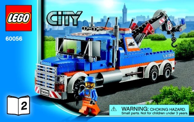 Notice / Instructions de Montage - LEGO - City - 60056 - La remorqueuse de camions: Page 1