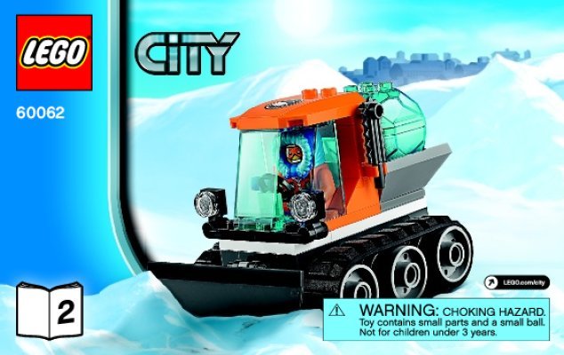 Notice / Instructions de Montage - LEGO - City - 60062 - Le brise-glace arctique: Page 1