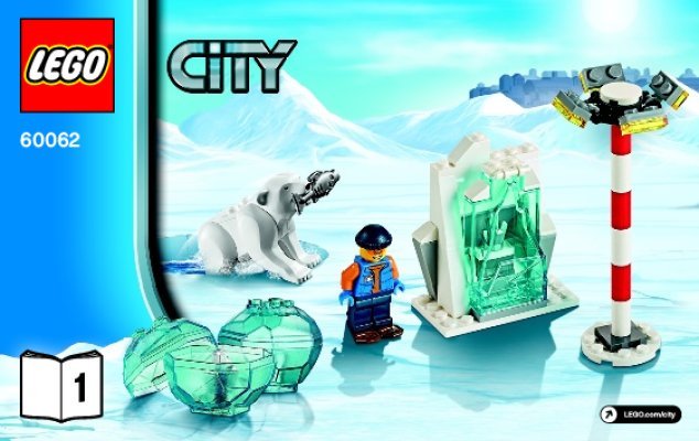 Notice / Instructions de Montage - LEGO - City - 60062 - Le brise-glace arctique: Page 1