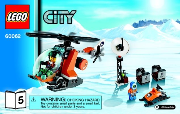 Notice / Instructions de Montage - LEGO - City - 60062 - Le brise-glace arctique: Page 1