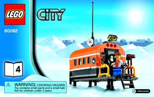 Notice / Instructions de Montage - LEGO - City - 60062 - Le brise-glace arctique: Page 1