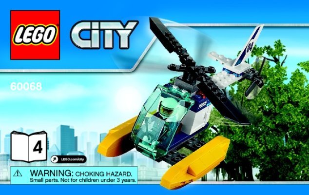 Notice / Instructions de Montage - LEGO - City - 60068 - La cachette des bandits: Page 1