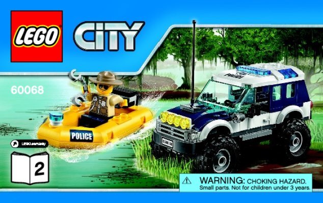 Notice / Instructions de Montage - LEGO - City - 60068 - La cachette des bandits: Page 1