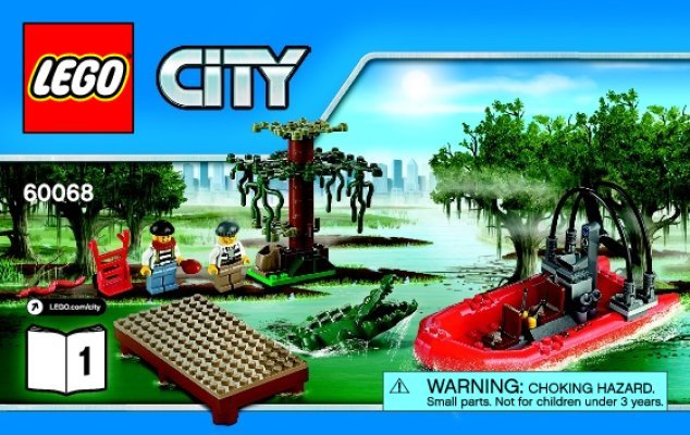 Notice / Instructions de Montage - LEGO - City - 60068 - La cachette des bandits: Page 1