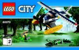 Notice / Instructions de Montage - LEGO - City - 60070 - La poursuite en hydravion: Page 1