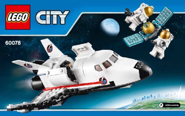 Notice / Instructions de Montage - LEGO - City - 60078 - La navette spatiale: Page 1