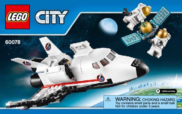 Notice / Instructions de Montage - LEGO - City - 60078 - La navette spatiale: Page 1