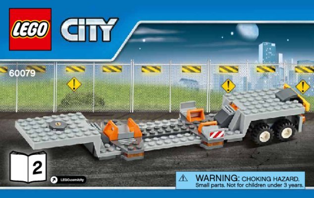 Notice / Instructions de Montage - LEGO - City - 60079 - Le transporteur d'avion: Page 1