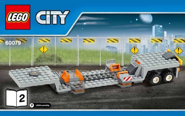 Notice / Instructions de Montage - LEGO - City - 60079 - Le transporteur d'avion: Page 1