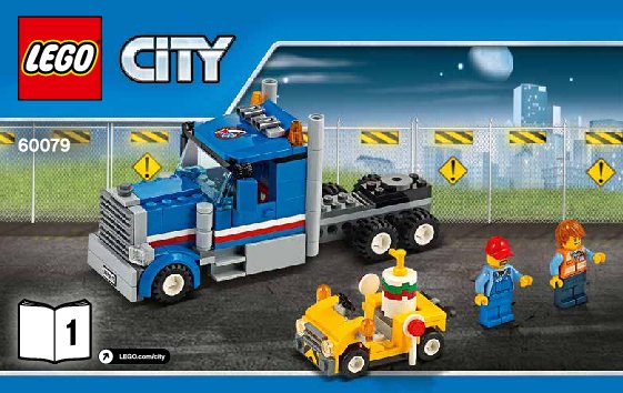 Notice / Instructions de Montage - LEGO - City - 60079 - Le transporteur d'avion: Page 1