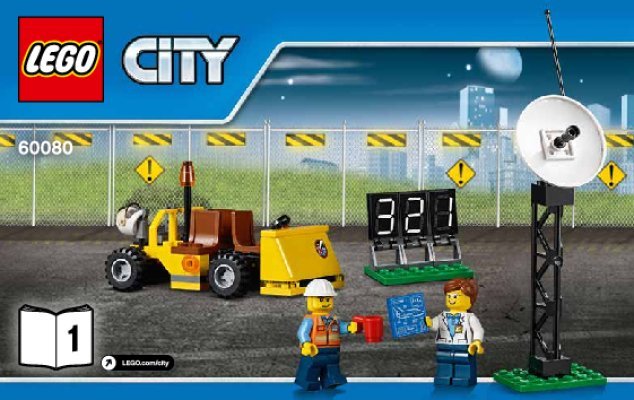 Notice / Instructions de Montage - LEGO - City - 60080 - Le centre spatial: Page 1