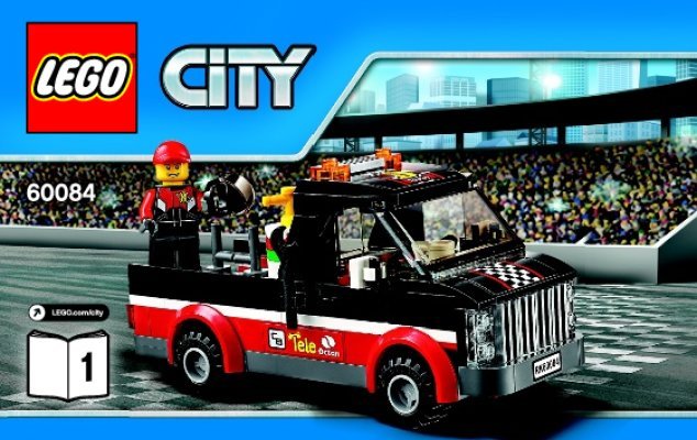 Notice / Instructions de Montage - LEGO - City - 60084 - Le transporteur de motos de course: Page 1