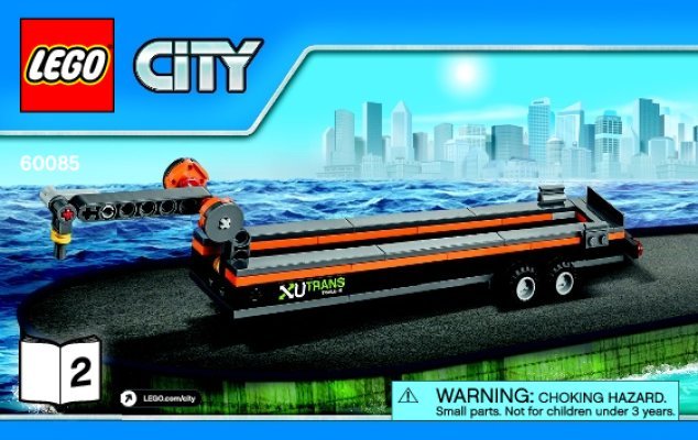 Notice / Instructions de Montage - LEGO - City - 60085 - Le 4x4 avec hors-bord: Page 1