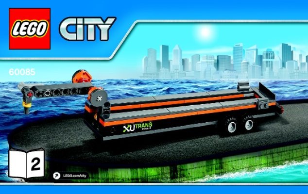 Notice / Instructions de Montage - LEGO - City - 60085 - Le 4x4 avec hors-bord: Page 1