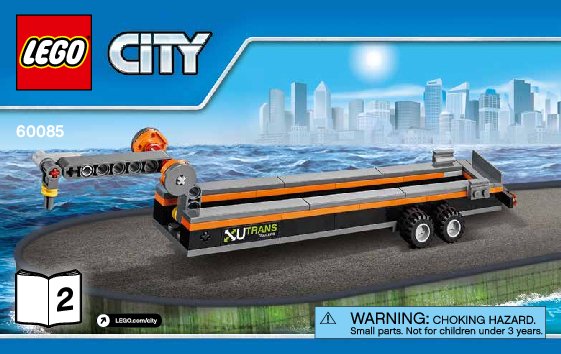 Notice / Instructions de Montage - LEGO - City - 60085 - Le 4x4 avec hors-bord: Page 1