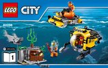 Notice / Instructions de Montage - LEGO - City - 60096 - La base opérationnelle en haute-mer: Page 1