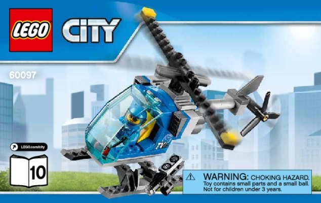 Notice / Instructions de Montage - LEGO - City - 60097 - Le centre ville: Page 1