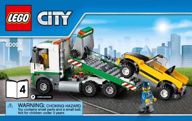 Notice / Instructions de Montage - LEGO - City - 60097 - Le centre ville: Page 1